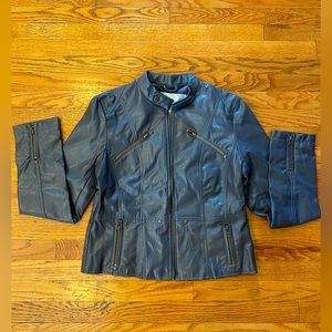 Leather Jacket size large